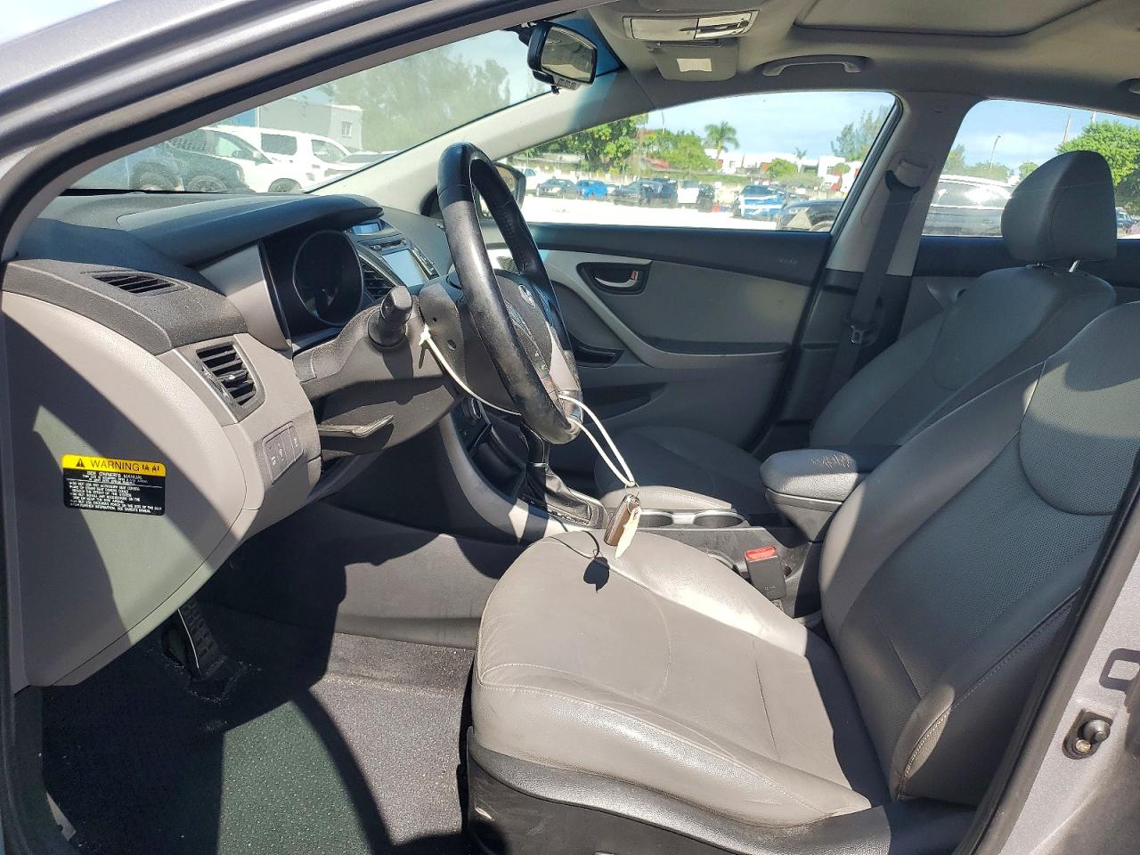 2015 Hyundai Elantra Sport Gray vin: KMHDH4AH8FU322615