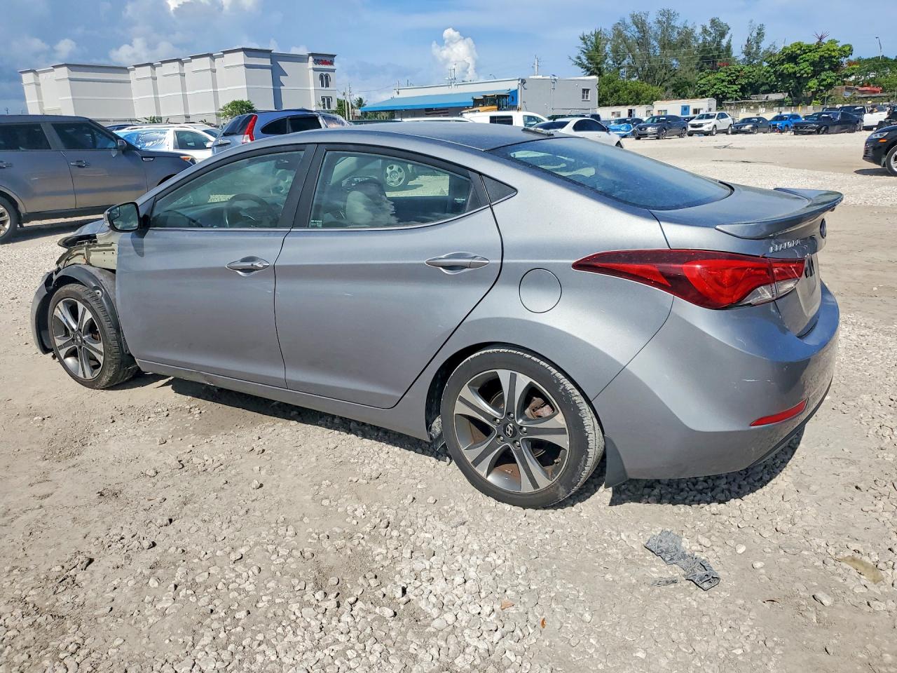2015 Hyundai Elantra Sport Gray vin: KMHDH4AH8FU322615