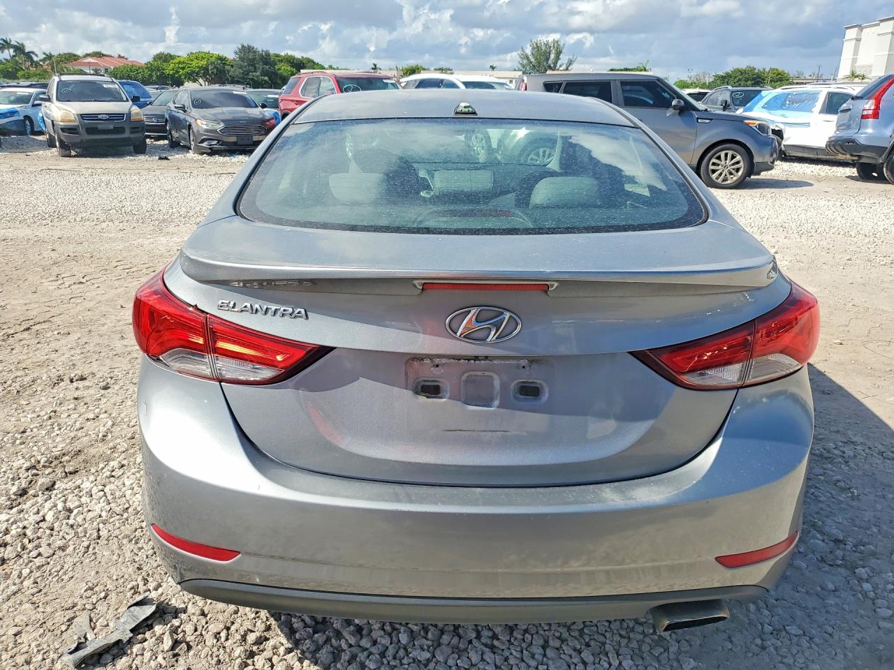 2015 Hyundai Elantra Sport Gray vin: KMHDH4AH8FU322615
