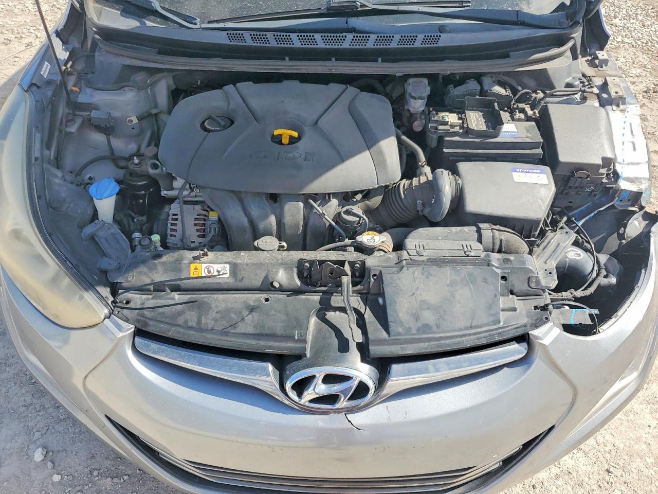 2015 Hyundai Elantra Sport Gray vin: KMHDH4AH8FU322615