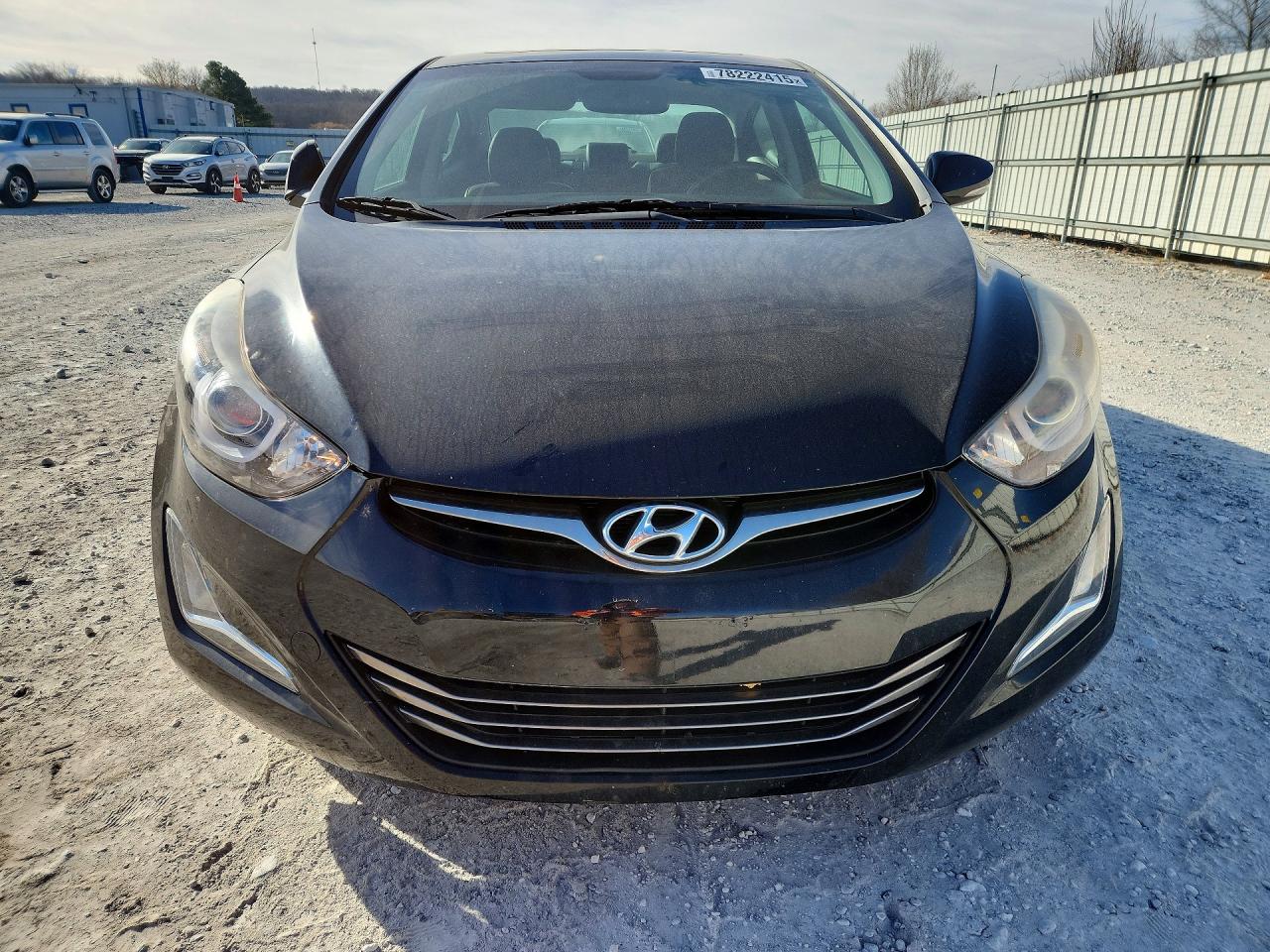 2015 Hyundai Elantra Se Black vin: KMHDH4AH8FU342654