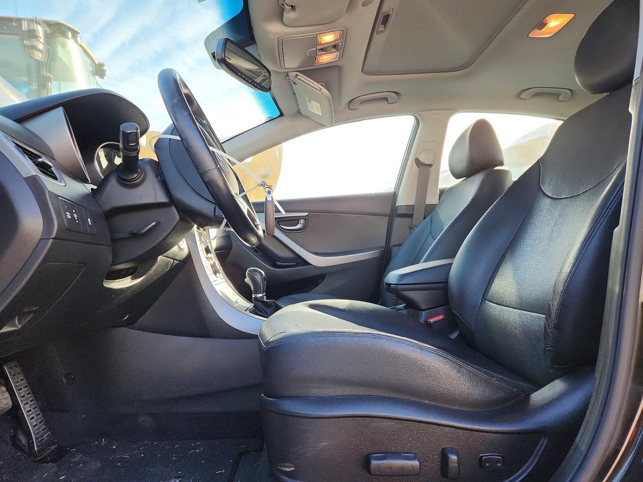 2015 Hyundai Elantra Se Black vin: KMHDH4AH8FU342654