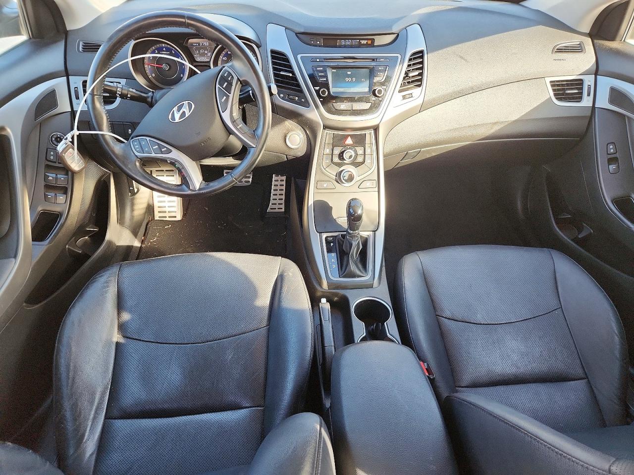 2015 Hyundai Elantra Se Black vin: KMHDH4AH8FU342654