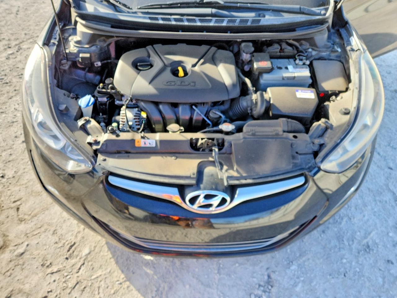 2015 Hyundai Elantra Se Black vin: KMHDH4AH8FU342654