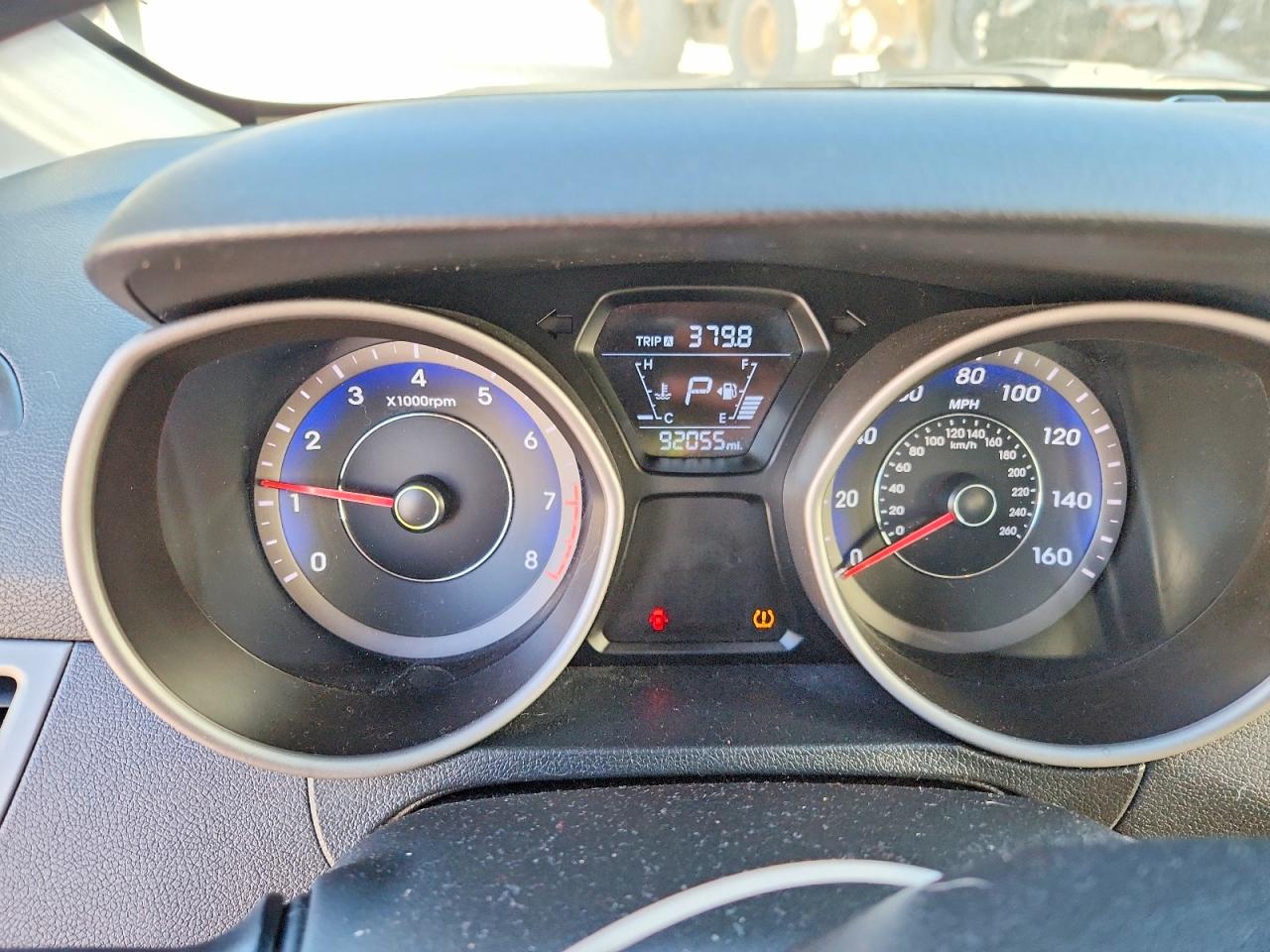 2015 Hyundai Elantra Se Black vin: KMHDH4AH8FU342654