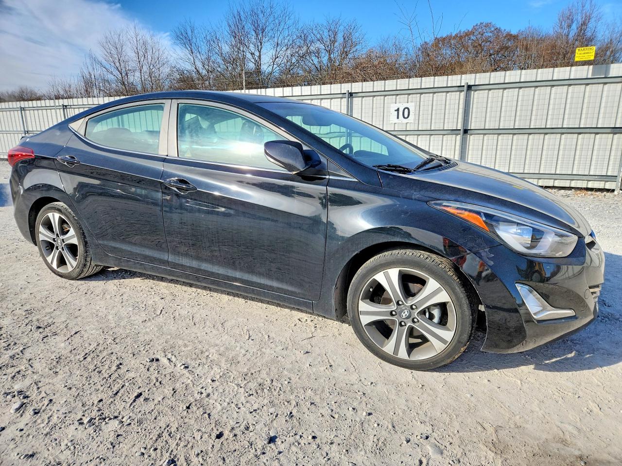 2015 Hyundai Elantra Se Black vin: KMHDH4AH8FU342654