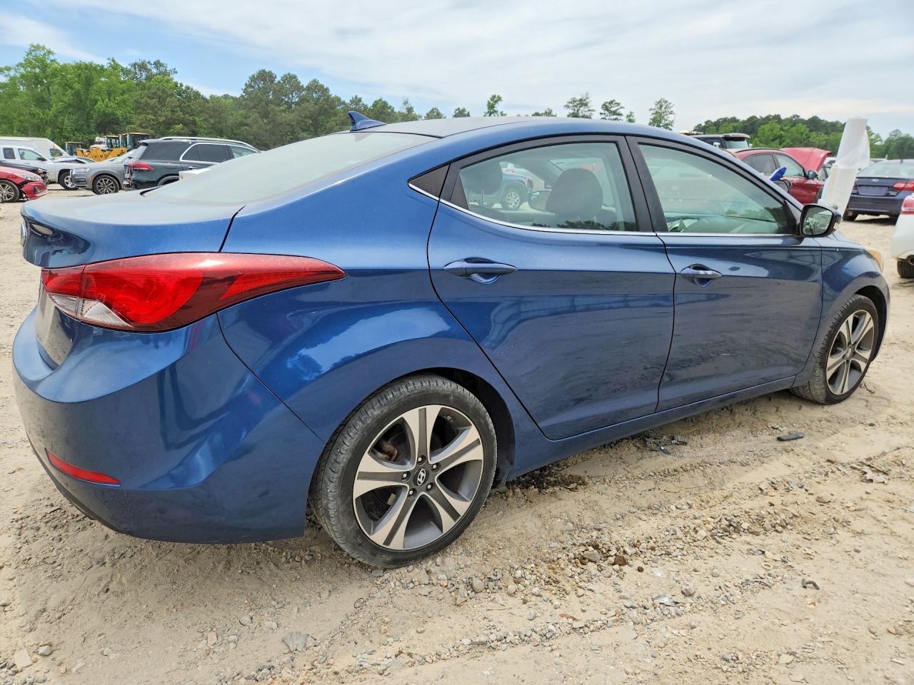 2014 Hyundai Elantra Sport Blue vin: KMHDH4AH9EU148228