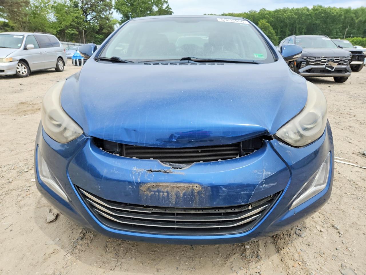 2014 Hyundai Elantra Sport Blue vin: KMHDH4AH9EU148228