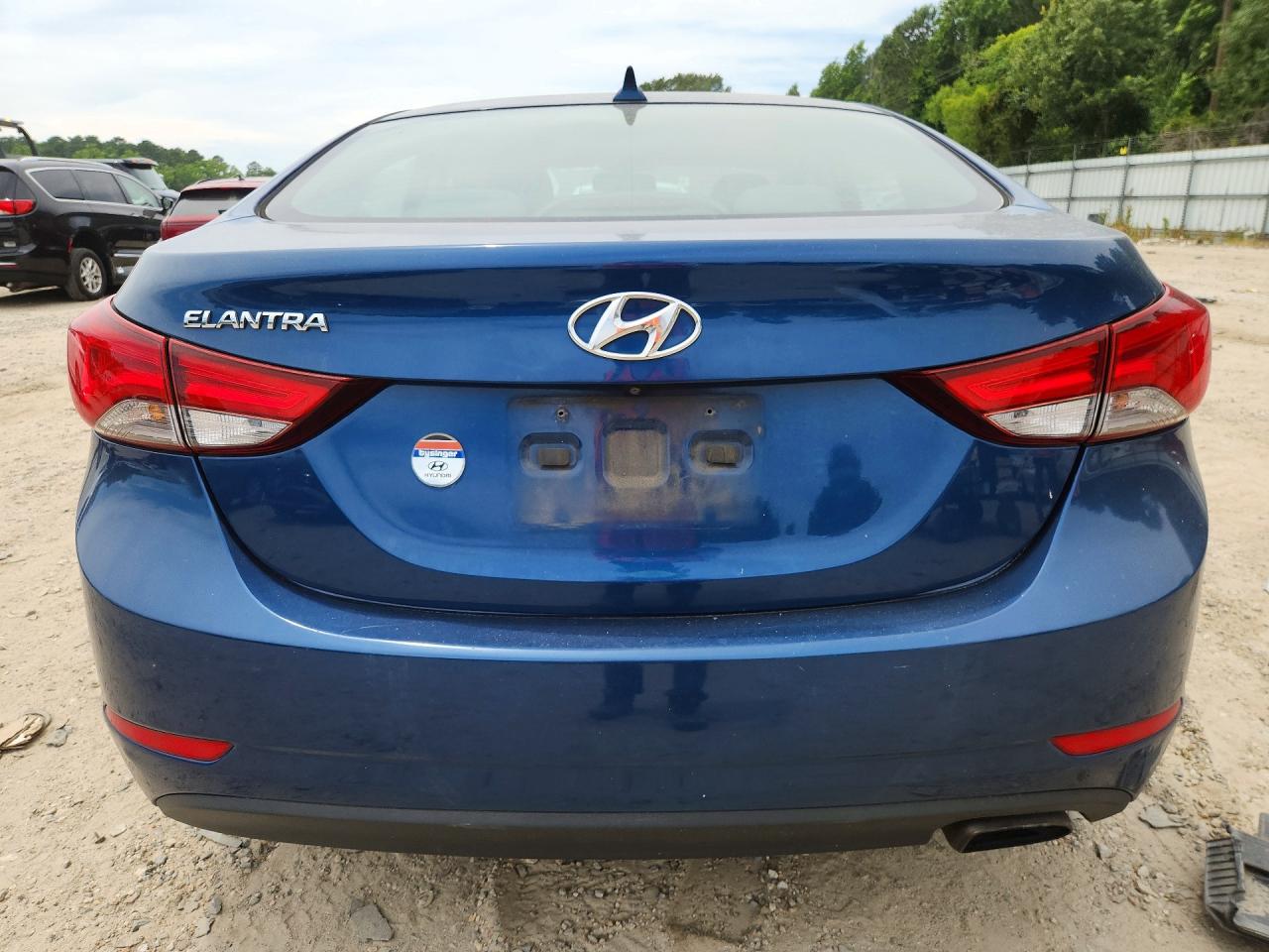 2014 Hyundai Elantra Sport Blue vin: KMHDH4AH9EU148228