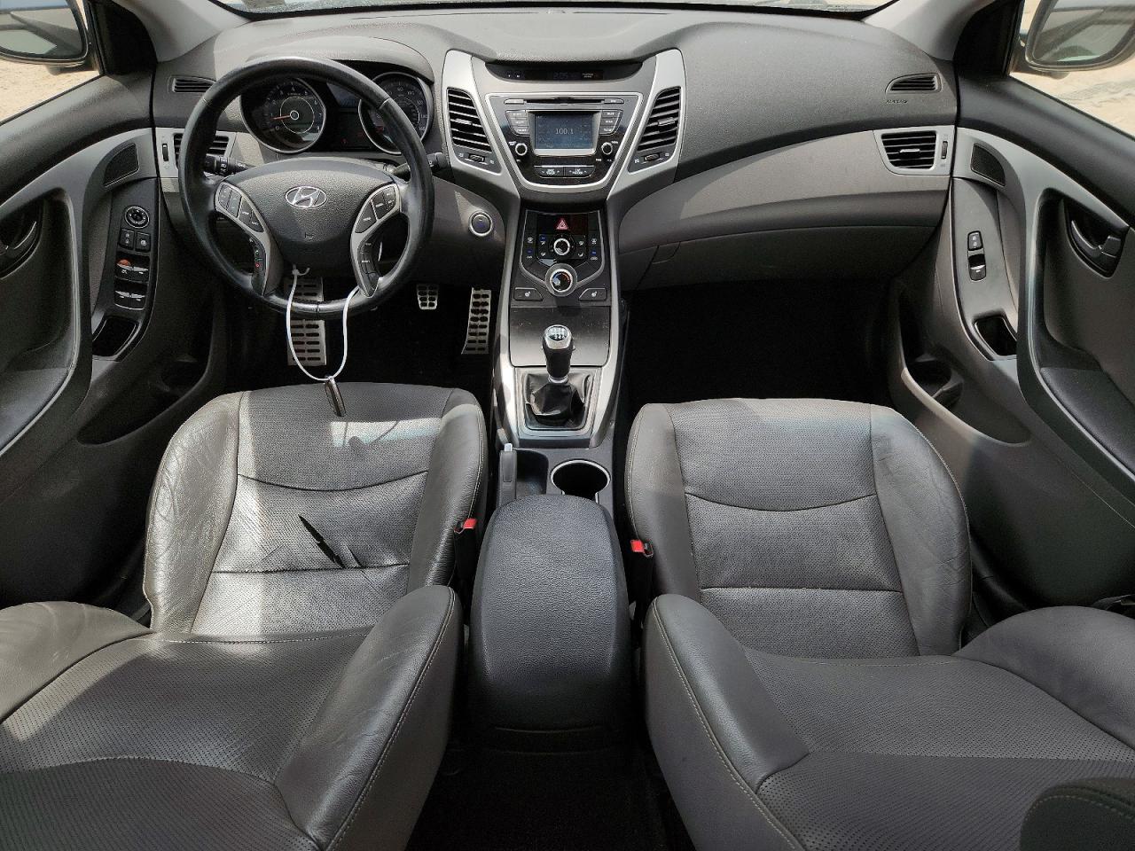 2014 Hyundai Elantra Sport Blue vin: KMHDH4AH9EU148228