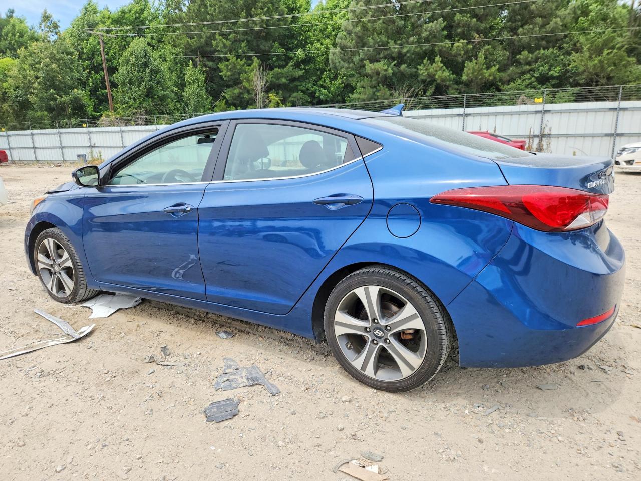 2014 Hyundai Elantra Sport Blue vin: KMHDH4AH9EU148228