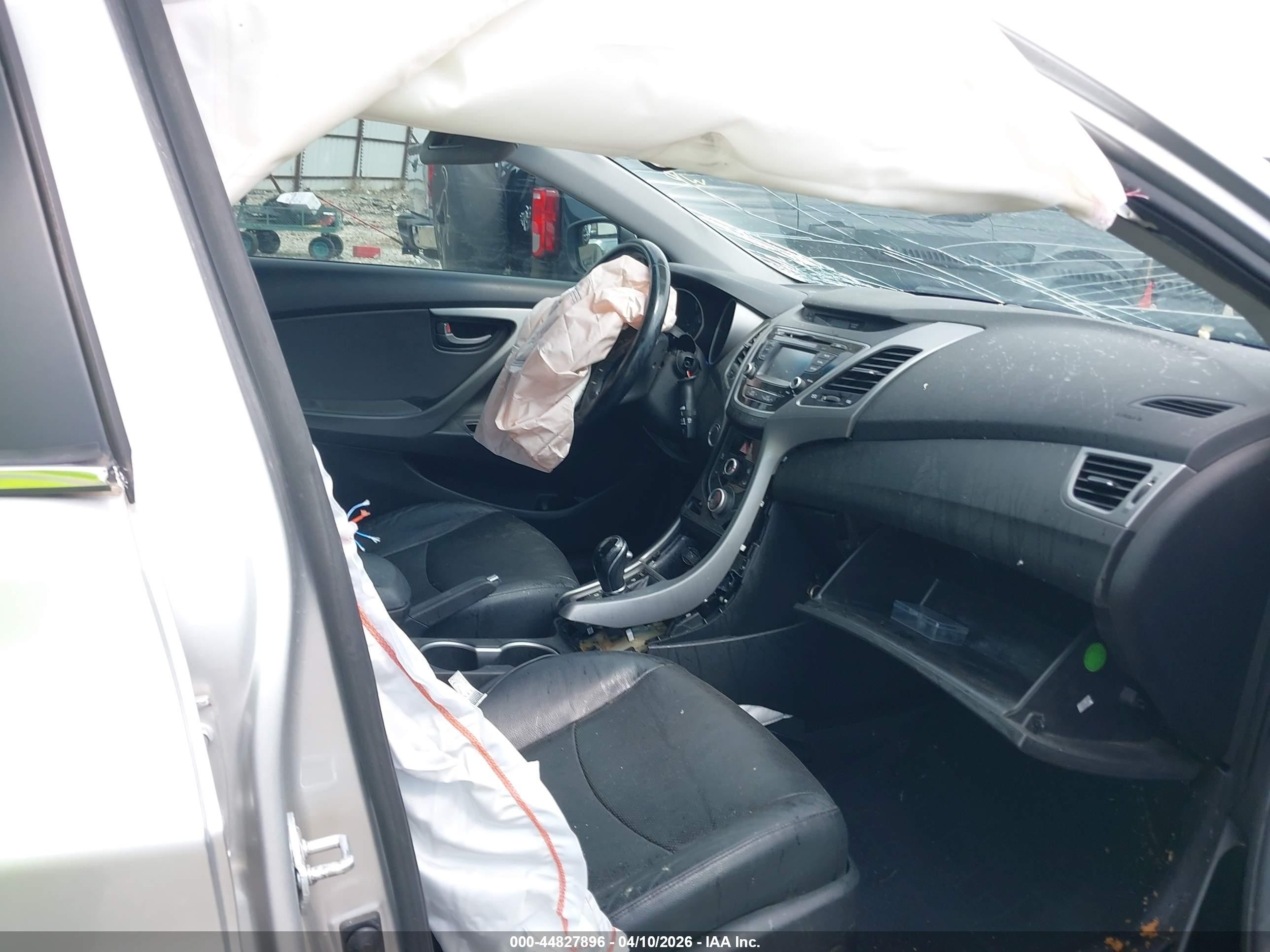 2014 Hyundai Elantra Sport Silver vin: KMHDH4AH9EU150464