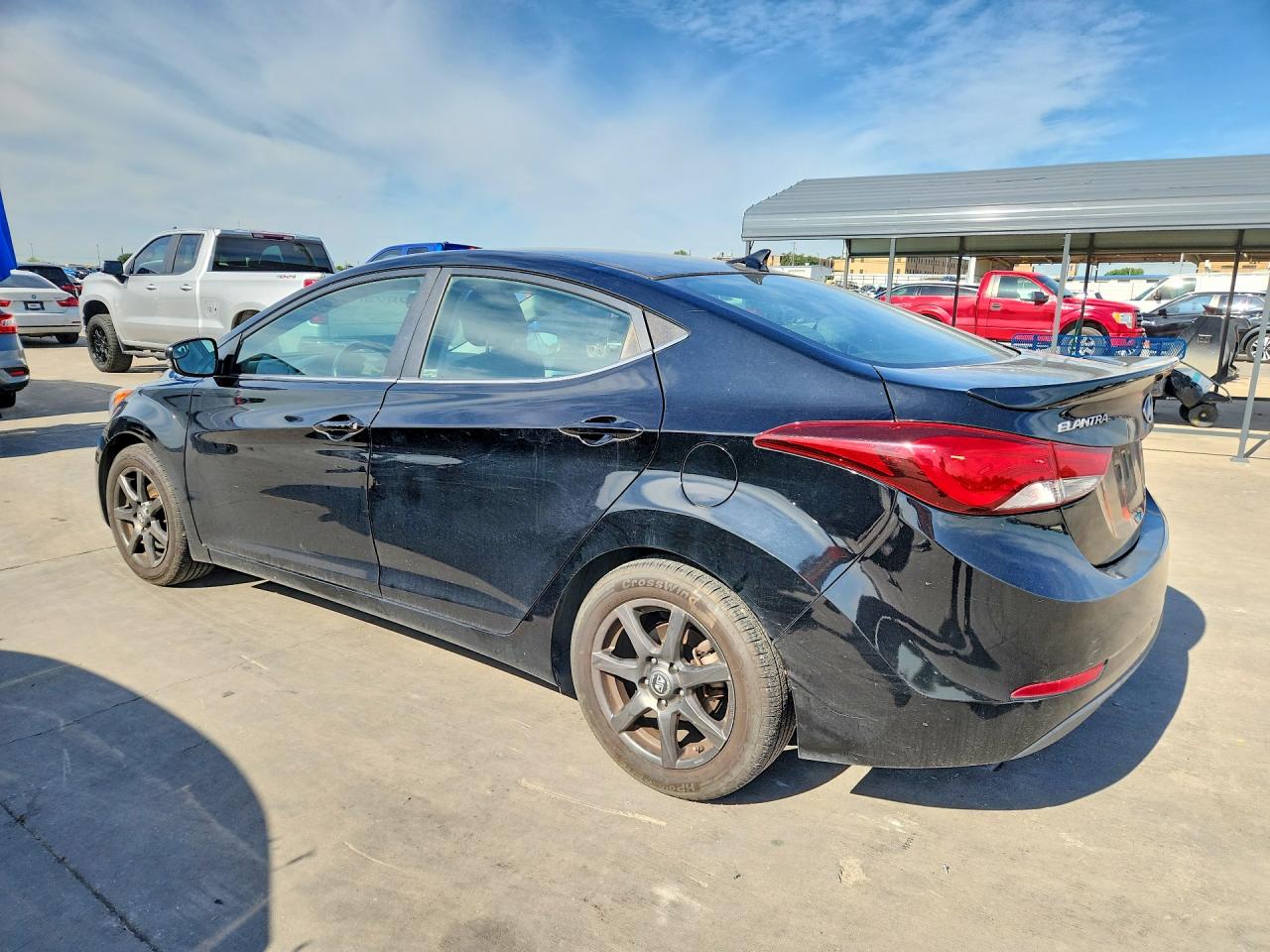 2015 Hyundai Elantra Sport Черный vin: KMHDH4AH9FU228940