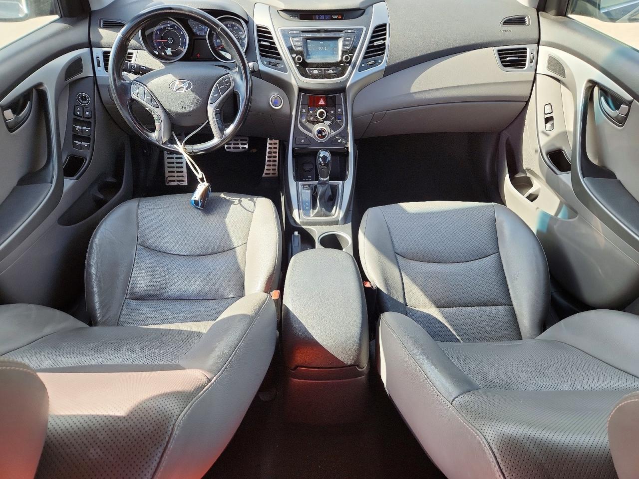 2015 Hyundai Elantra Sport Черный vin: KMHDH4AH9FU228940