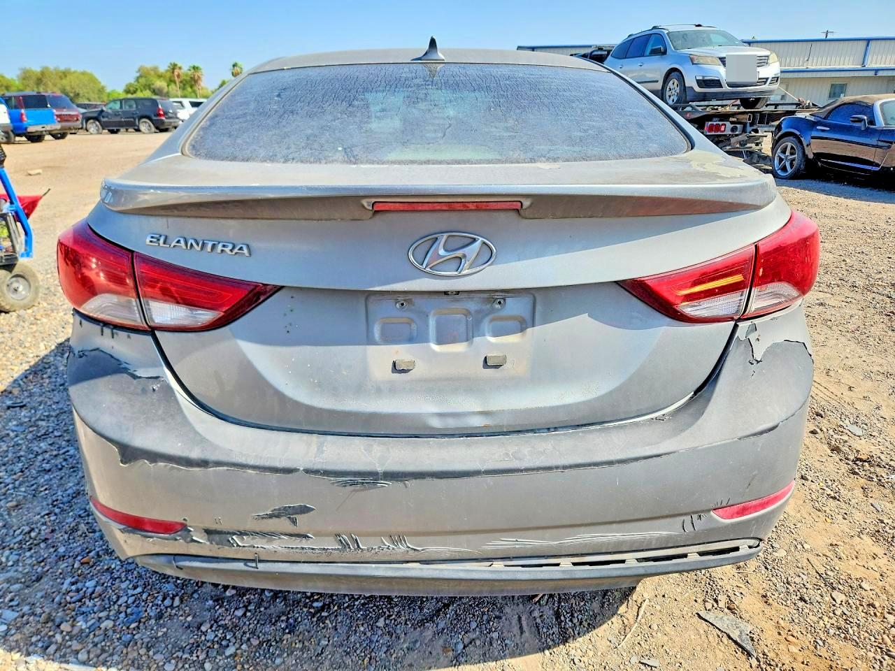 2015 Hyundai Elantra Sport Gray vin: KMHDH4AH9FU233054