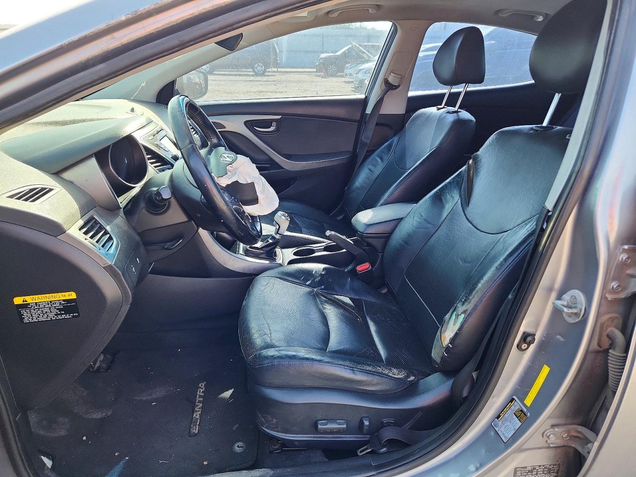 2015 Hyundai Elantra Sport Gray vin: KMHDH4AH9FU233054