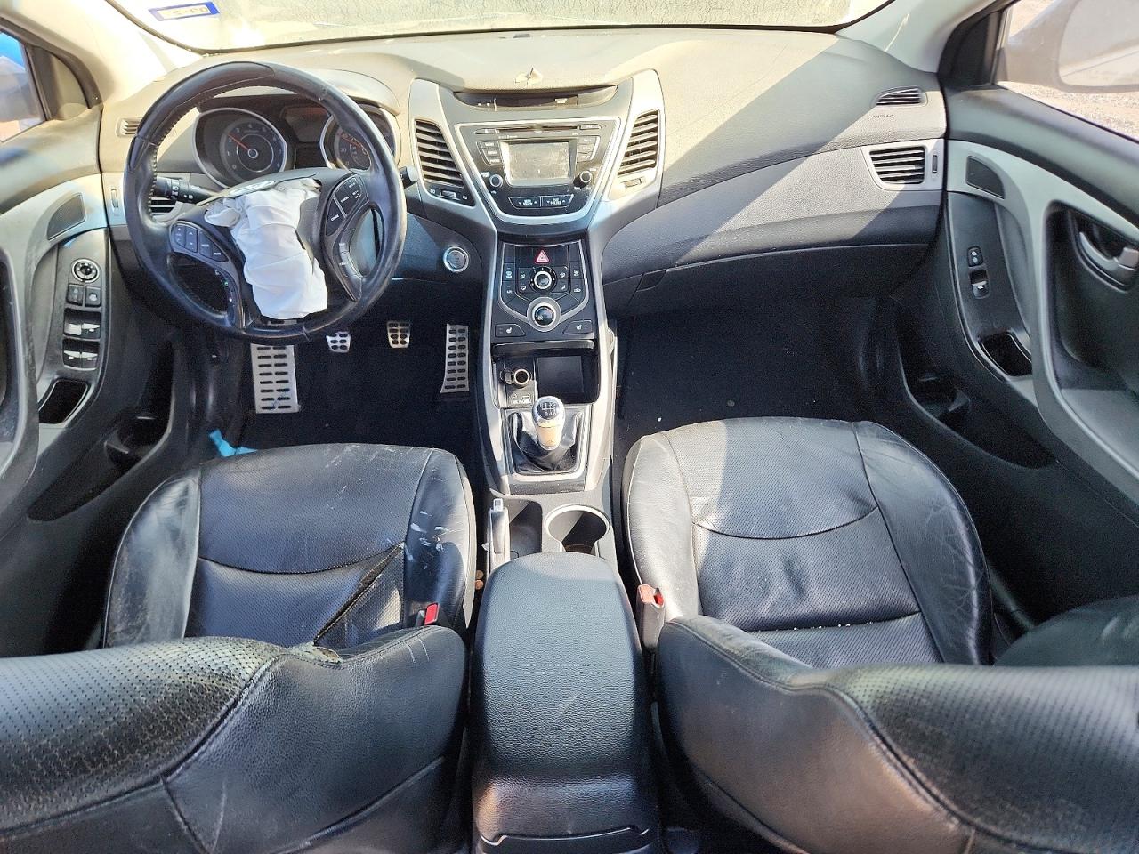 2015 Hyundai Elantra Sport Gray vin: KMHDH4AH9FU233054