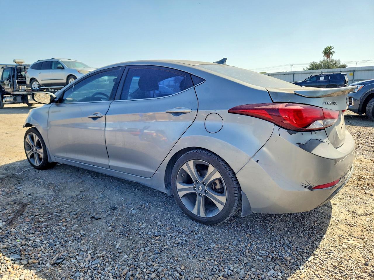 2015 Hyundai Elantra Sport Gray vin: KMHDH4AH9FU233054