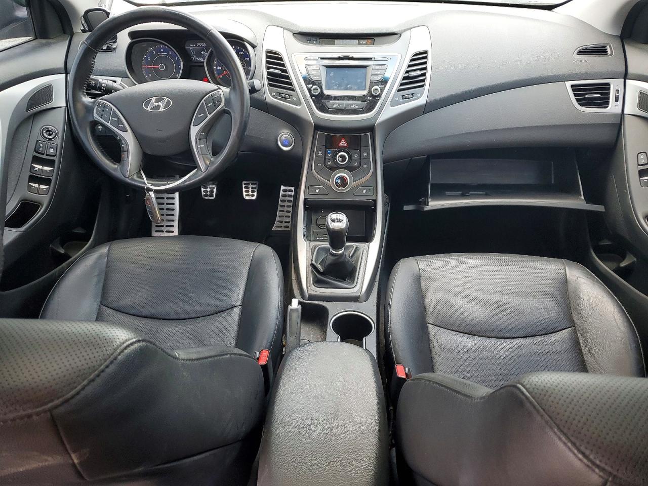 2015 Hyundai Elantra Sport Gray vin: KMHDH4AH9FU234656