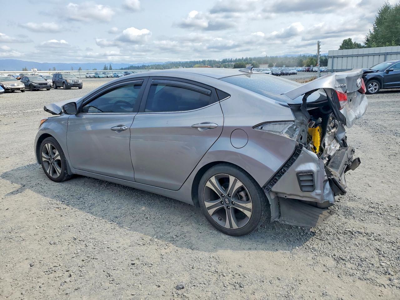 2015 Hyundai Elantra Sport Gray vin: KMHDH4AH9FU234656