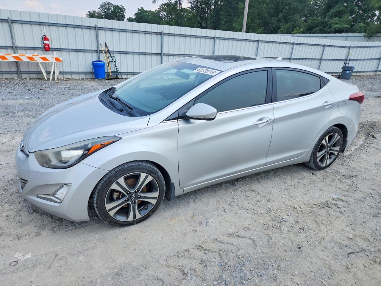 2015 Hyundai Elantra Gls(middle) Silver vin: KMHDH4AH9FU358295