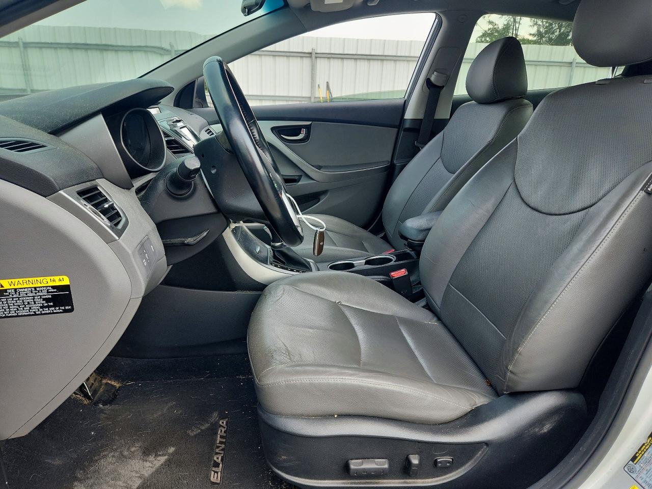 2015 Hyundai Elantra Gls(middle) Silver vin: KMHDH4AH9FU358295