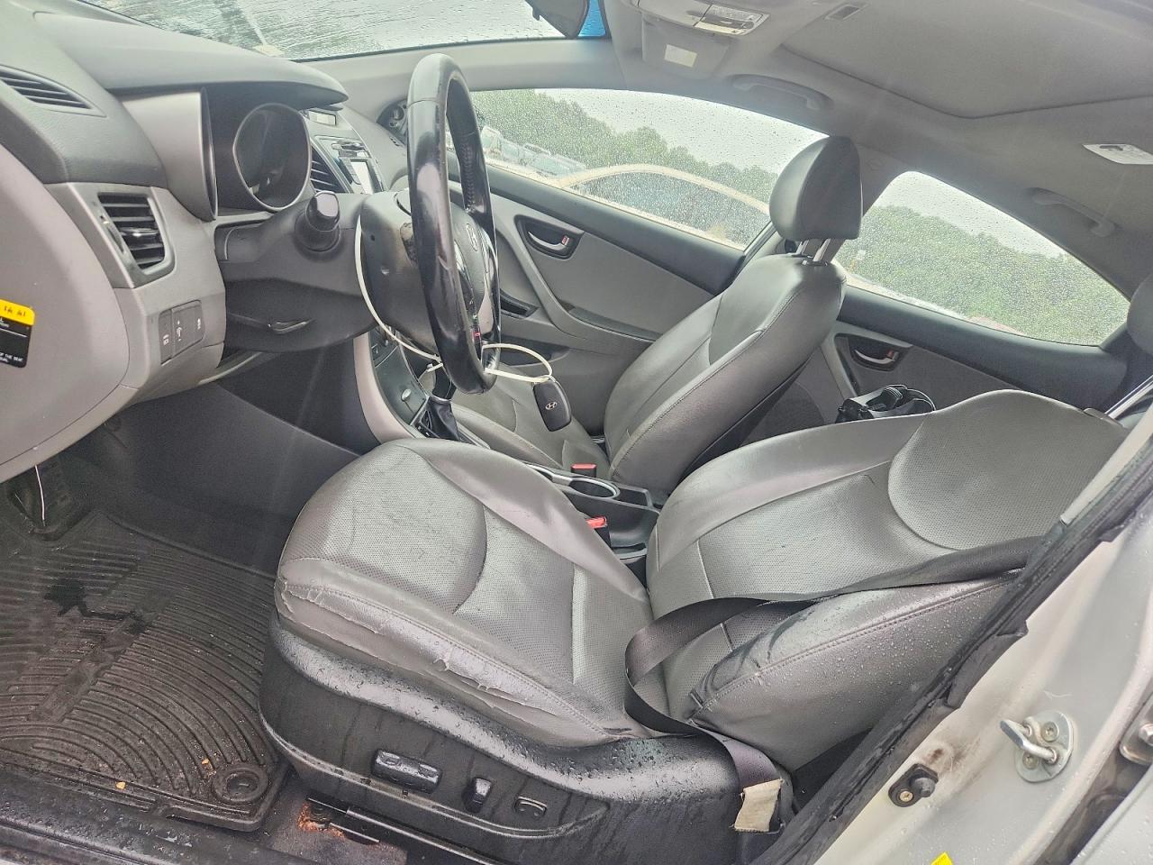 2014 Hyundai Elantra Sport Silver vin: KMHDH4AHXEU095829