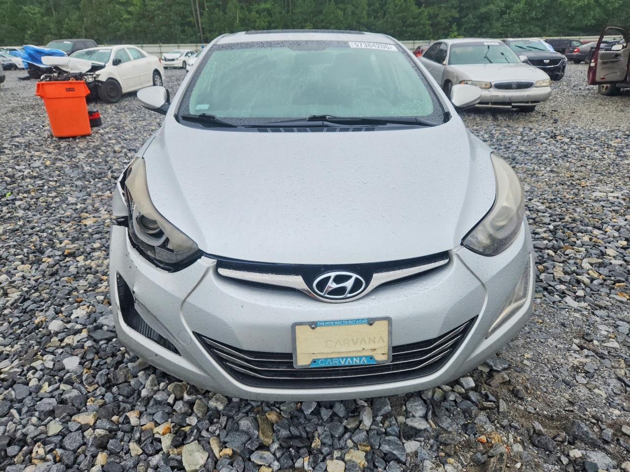 2014 Hyundai Elantra Sport Silver vin: KMHDH4AHXEU095829