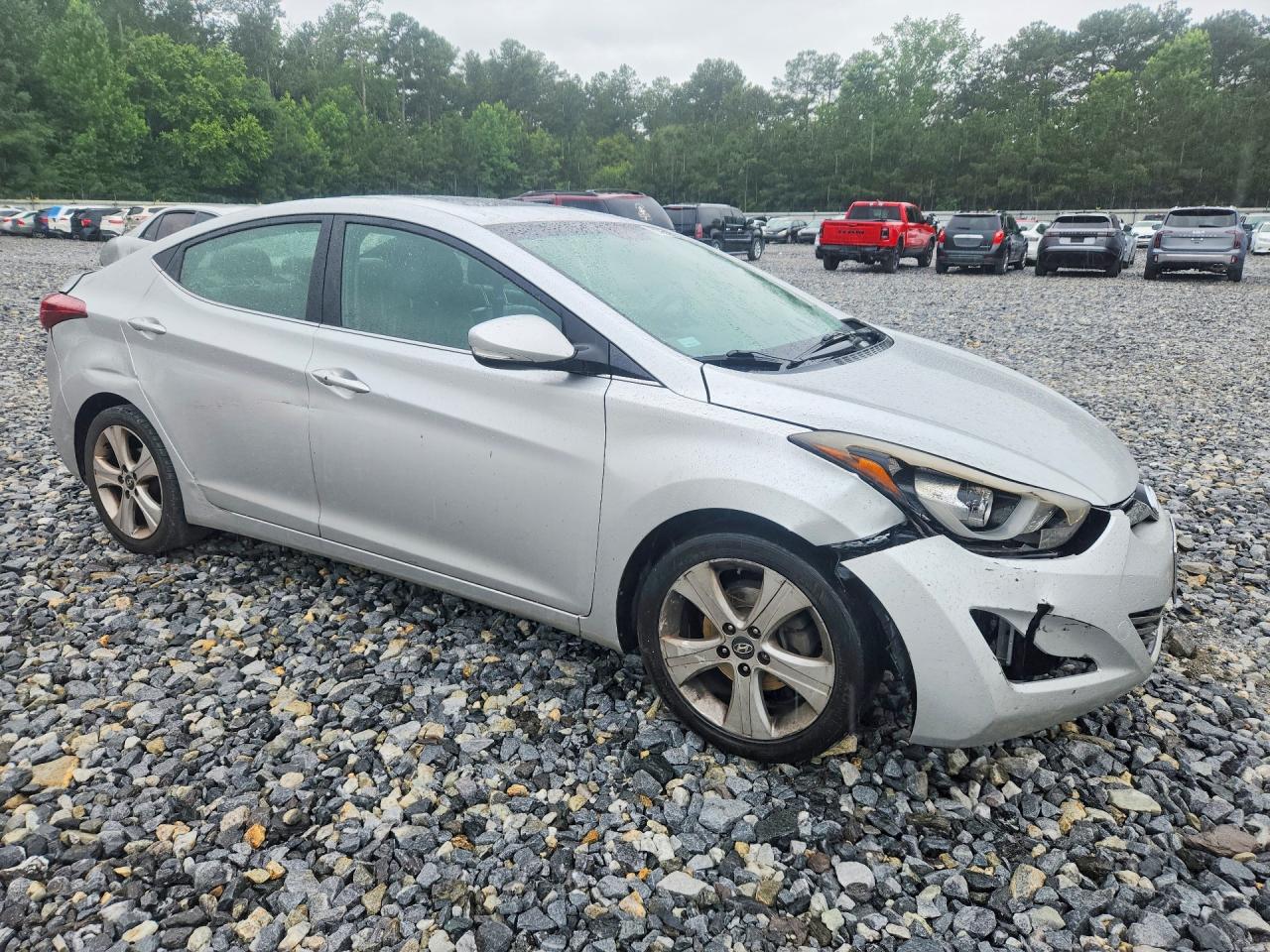2014 Hyundai Elantra Sport Silver vin: KMHDH4AHXEU095829