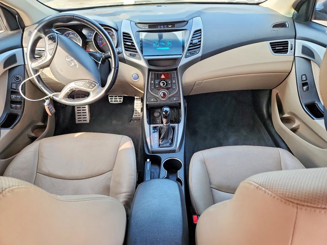 2014 Hyundai Elantra Sport Blue vin: KMHDH4AHXEU171193