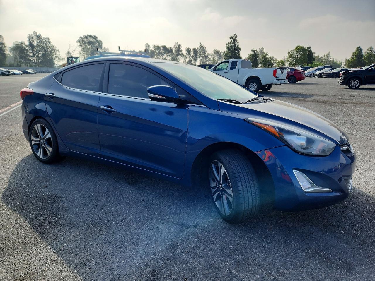 2014 Hyundai Elantra Sport Blue vin: KMHDH4AHXEU171193