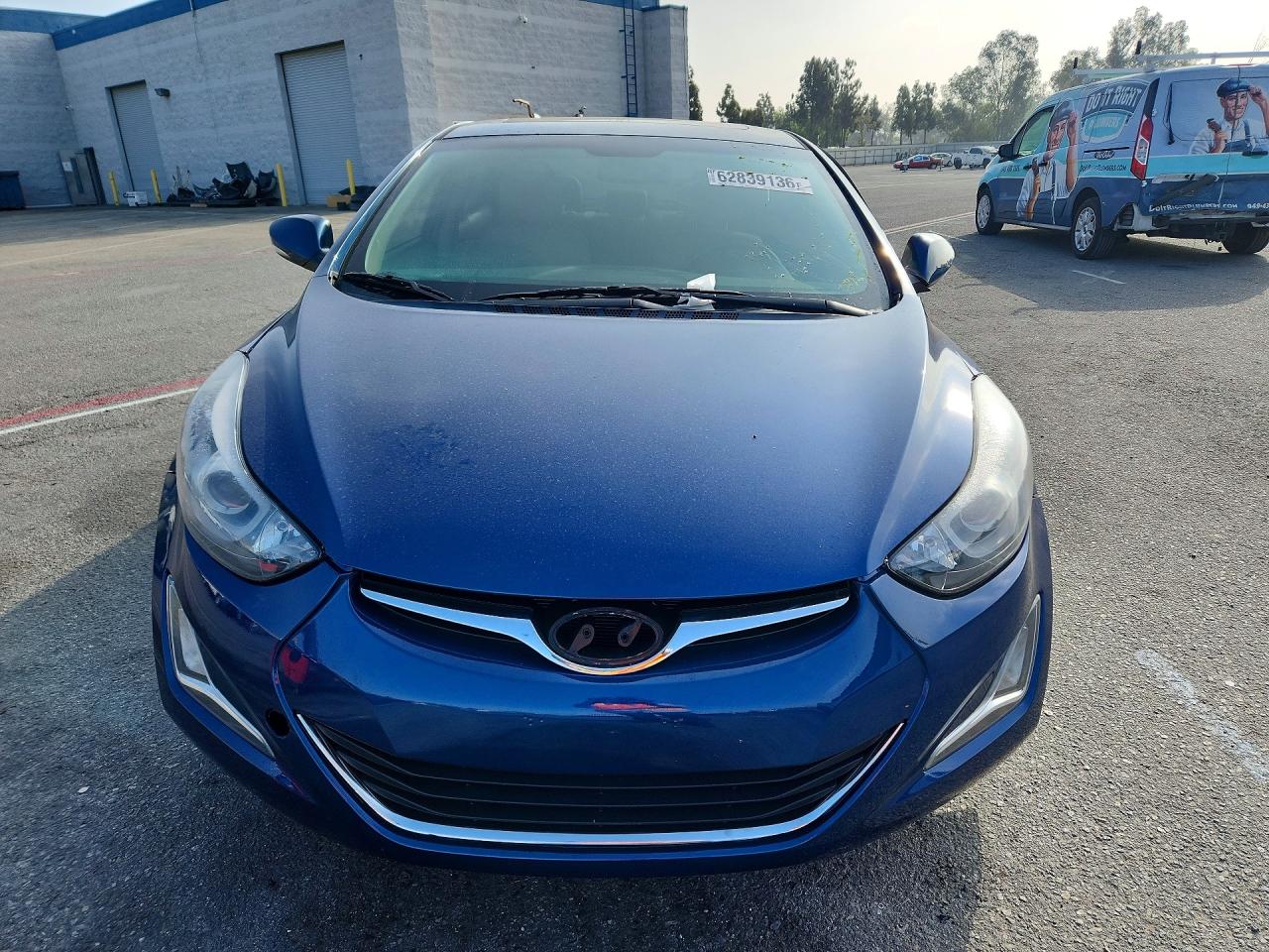 2014 Hyundai Elantra Sport Blue vin: KMHDH4AHXEU171193