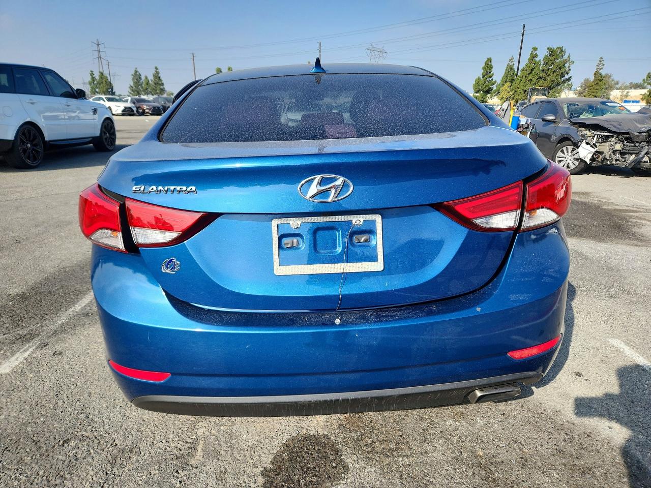 2014 Hyundai Elantra Sport Blue vin: KMHDH4AHXEU171193
