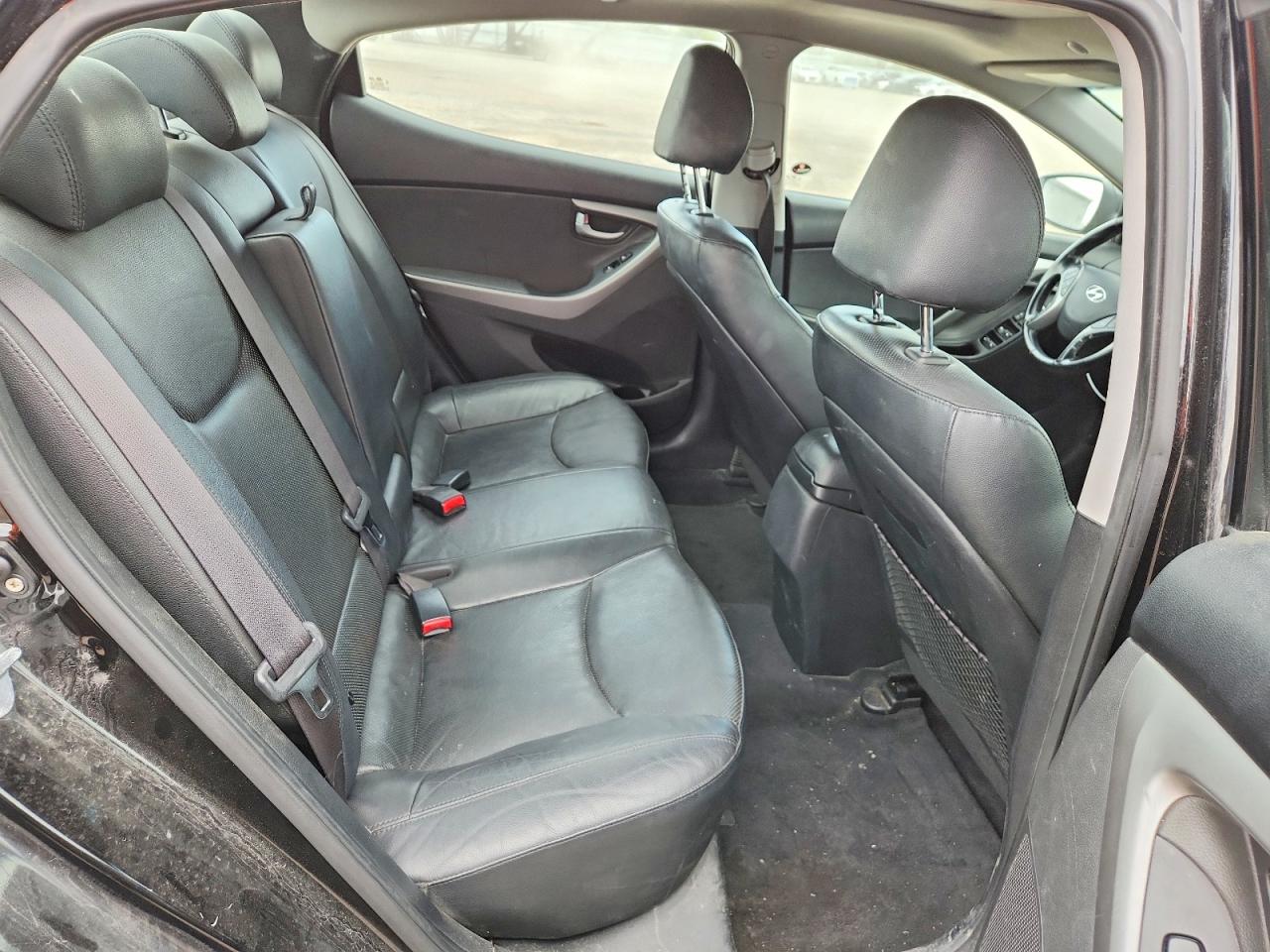 2014 Hyundai Elantra Sport Black vin: KMHDH4AHXEU187037