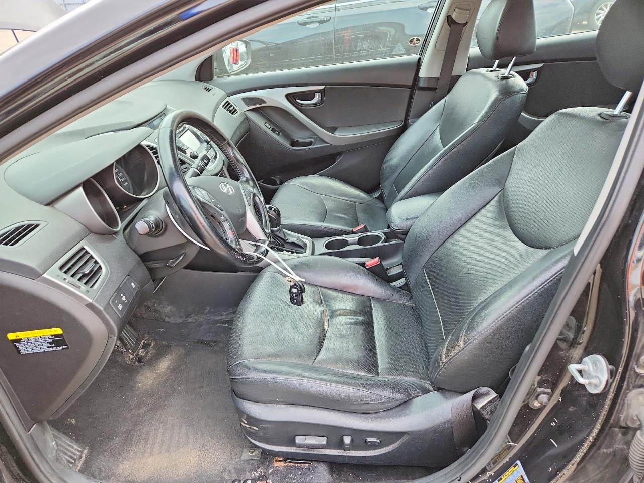 2014 Hyundai Elantra Sport Black vin: KMHDH4AHXEU187037