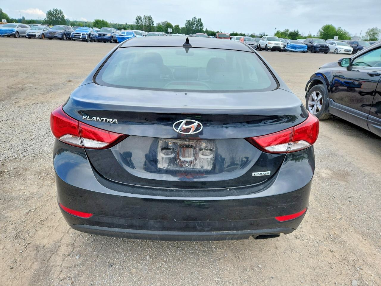 2014 Hyundai Elantra Sport Black vin: KMHDH4AHXEU187037