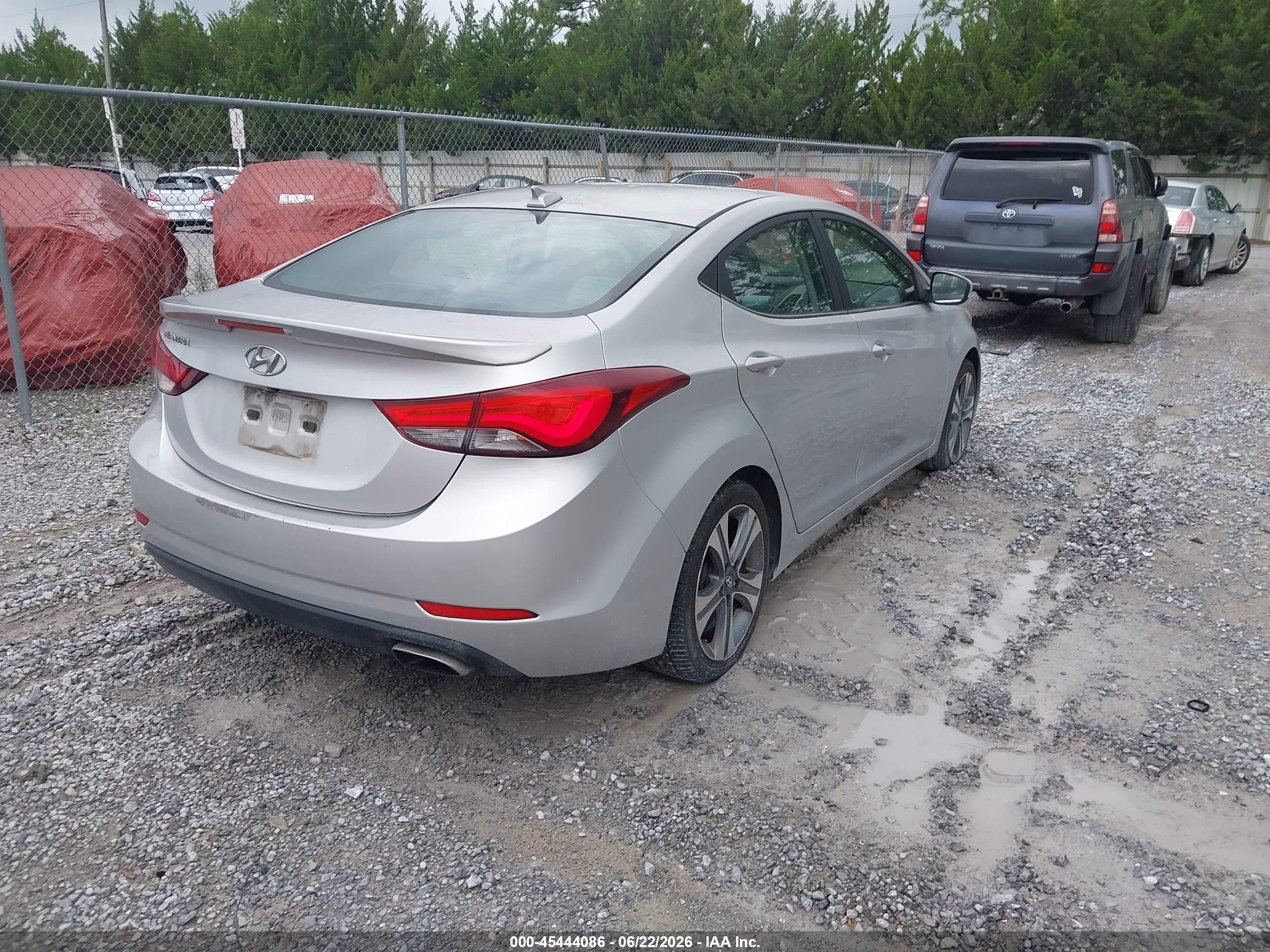 2015 Hyundai Elantra Sport Silver vin: KMHDH4AHXFU249148