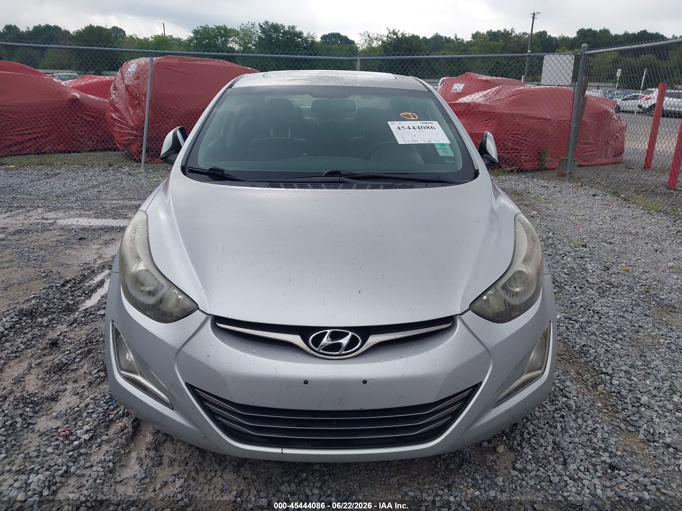 2015 Hyundai Elantra Sport Silver vin: KMHDH4AHXFU249148