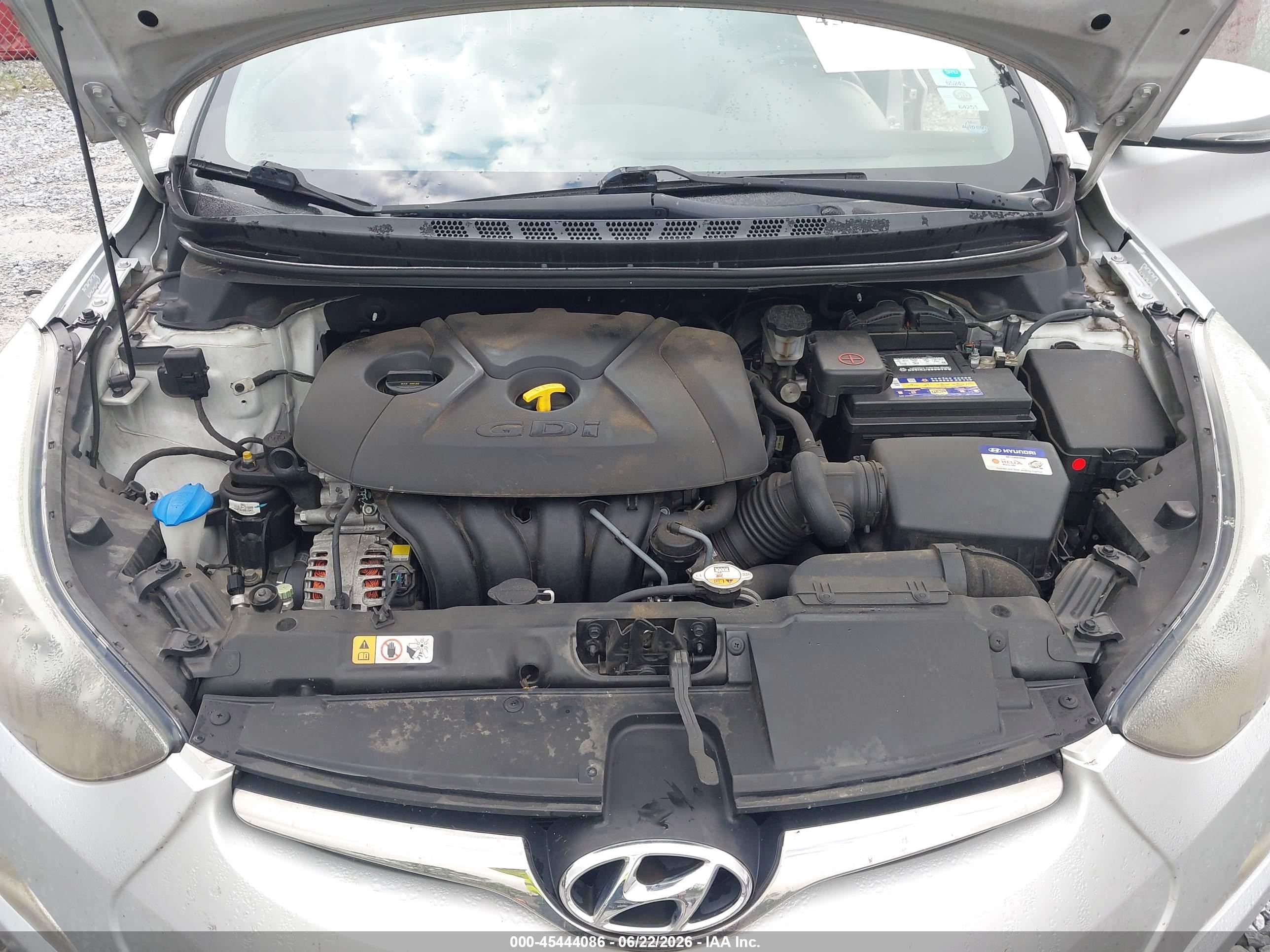 2015 Hyundai Elantra Sport Silver vin: KMHDH4AHXFU249148