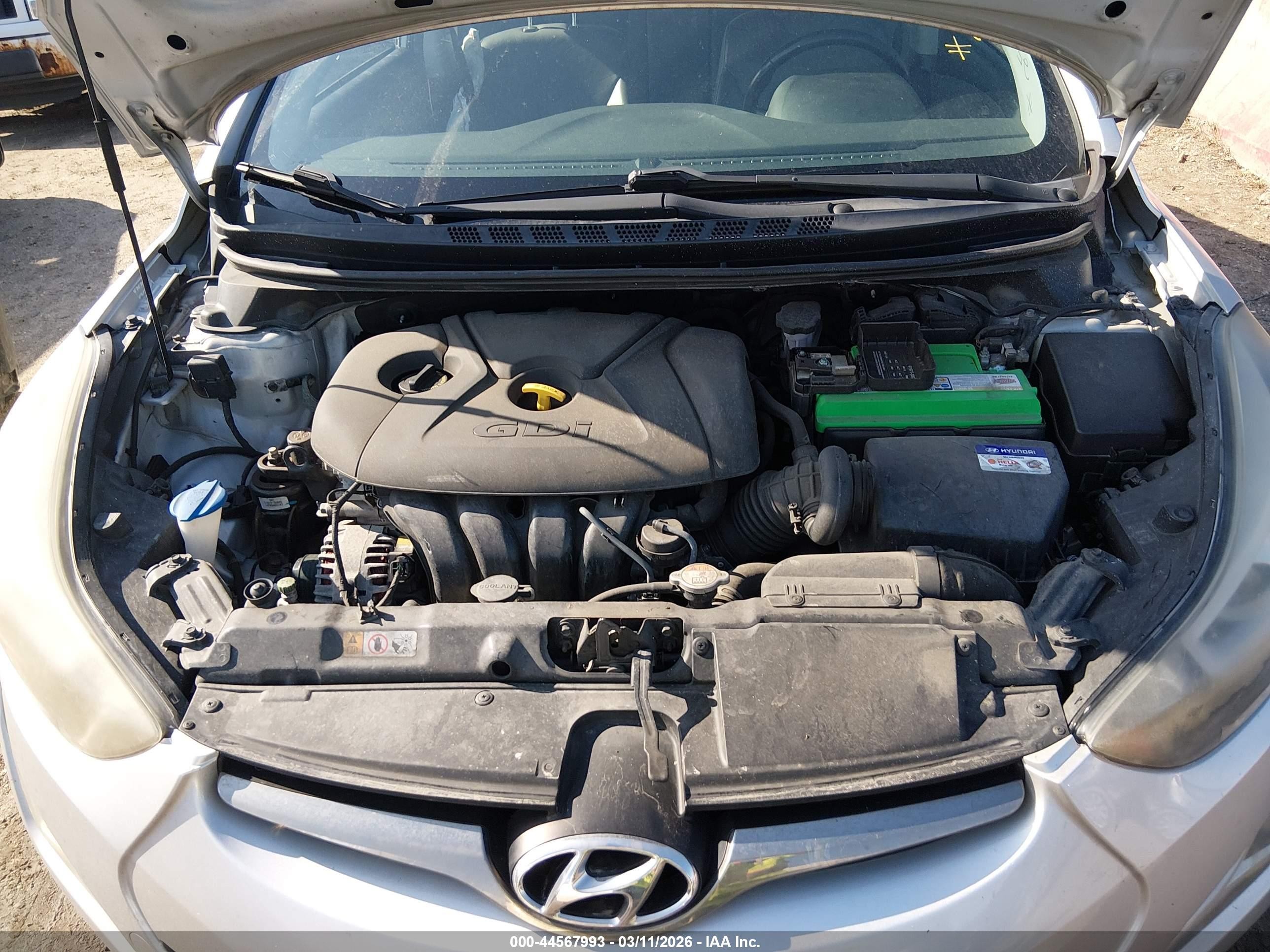 2015 Hyundai Elantra Sport Silver vin: KMHDH4AHXFU250400