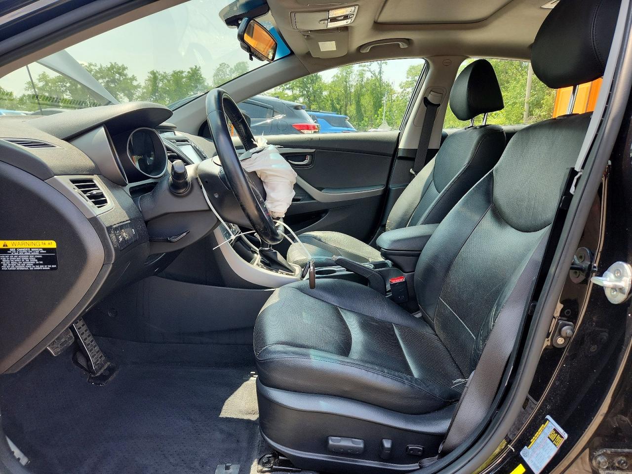 2015 Hyundai Elantra Sport Black vin: KMHDH4AHXFU282618
