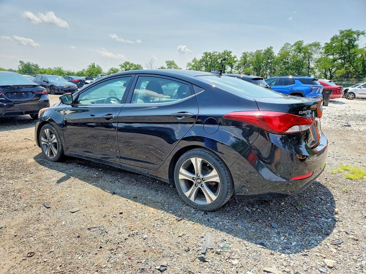 2015 Hyundai Elantra Sport Black vin: KMHDH4AHXFU282618