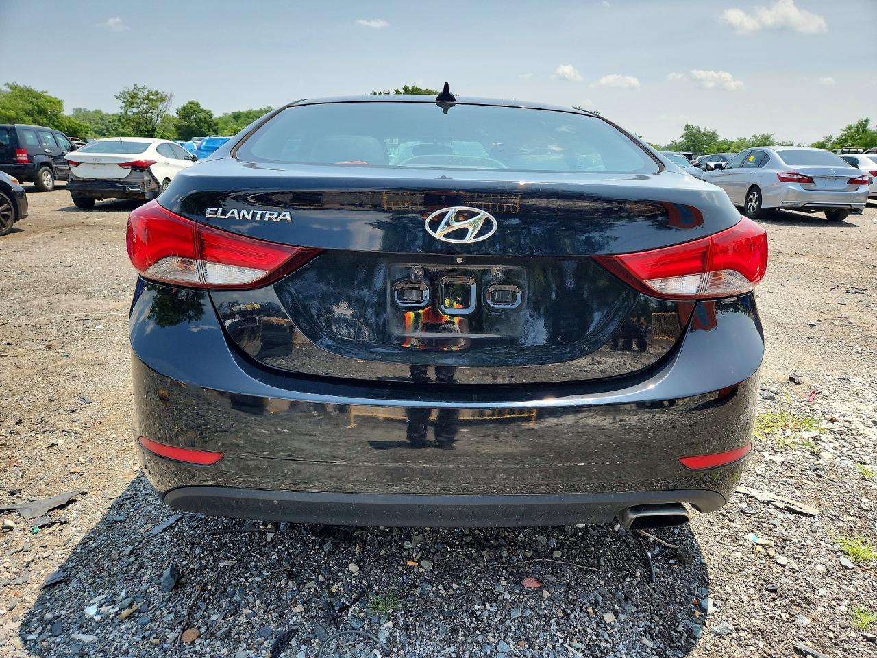 2015 Hyundai Elantra Sport Black vin: KMHDH4AHXFU282618