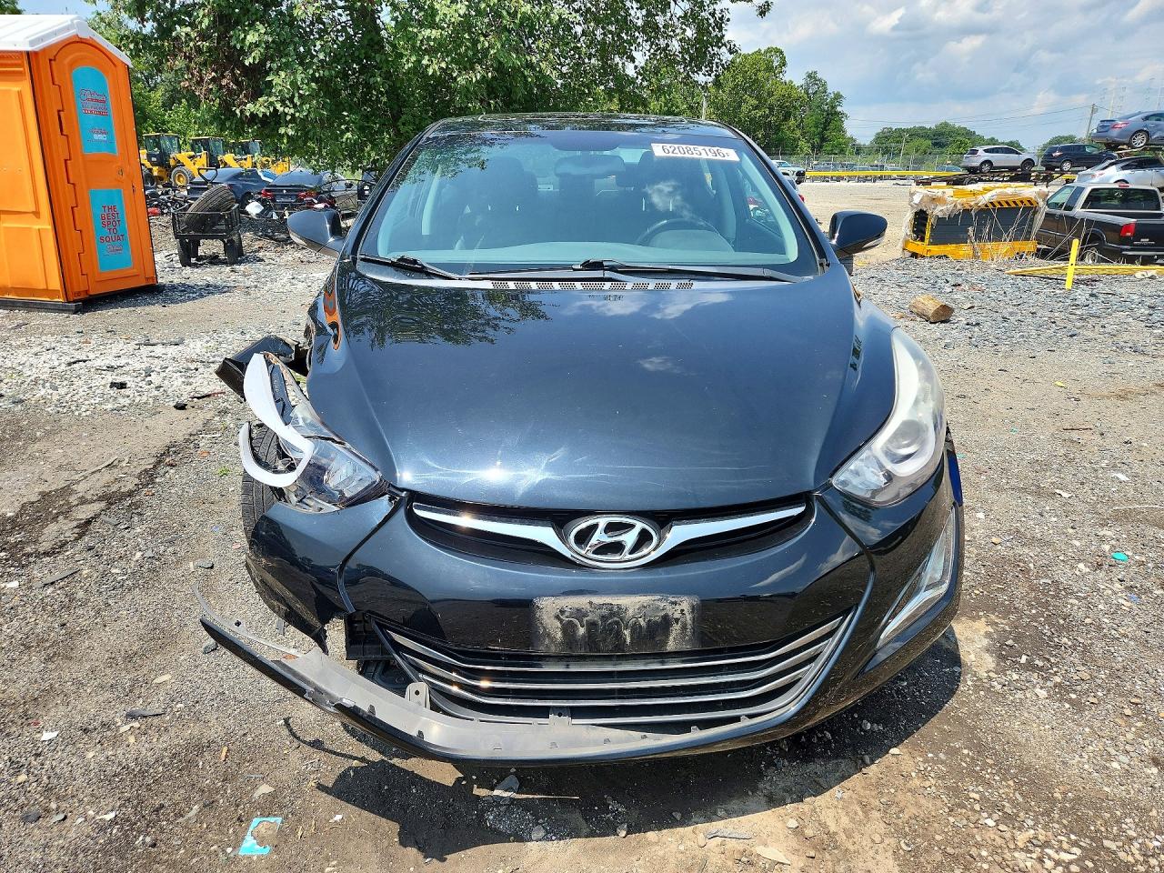 2015 Hyundai Elantra Sport Black vin: KMHDH4AHXFU282618