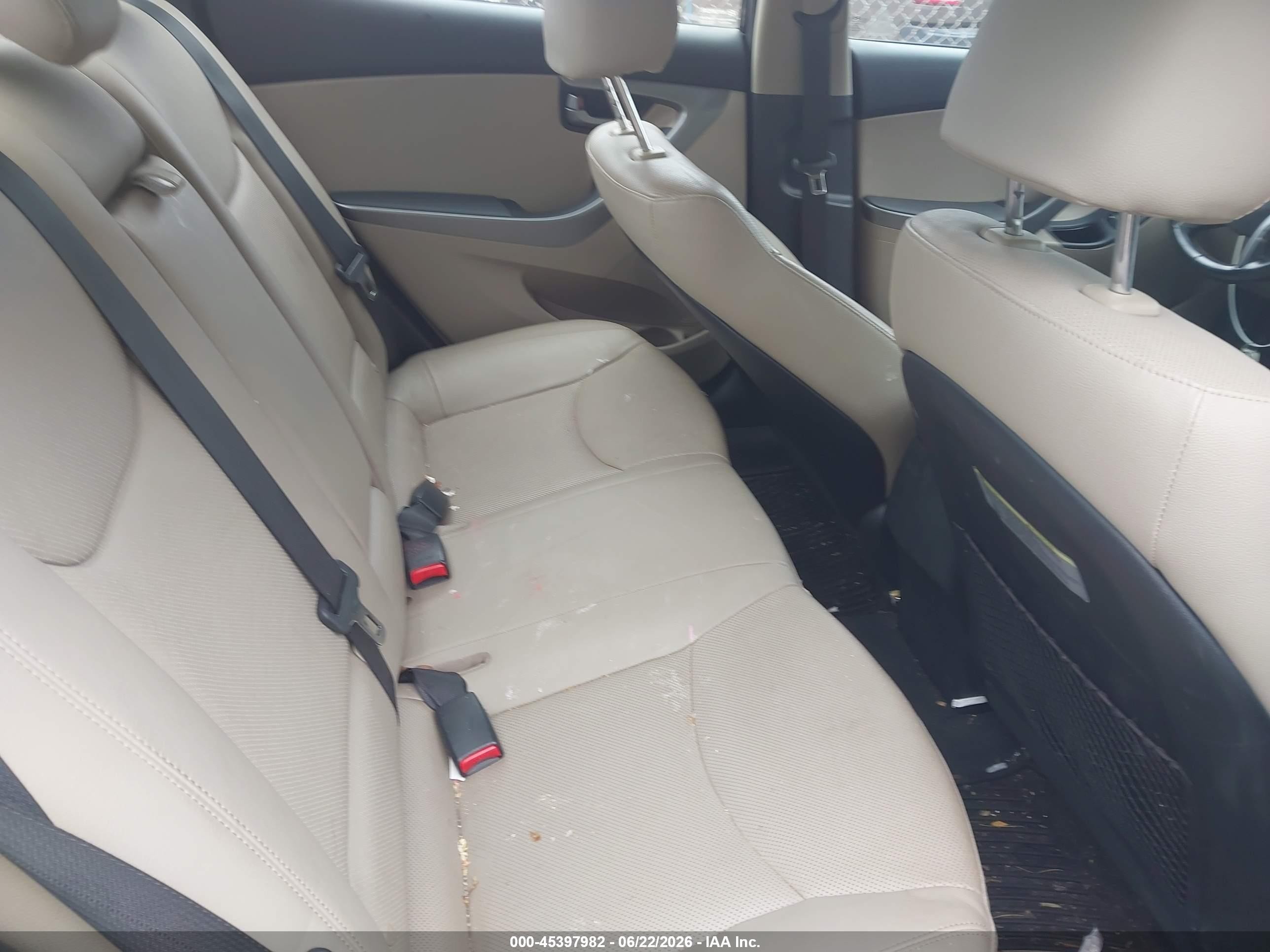 2015 Hyundai Elantra Sport Black vin: KMHDH4AHXFU371444
