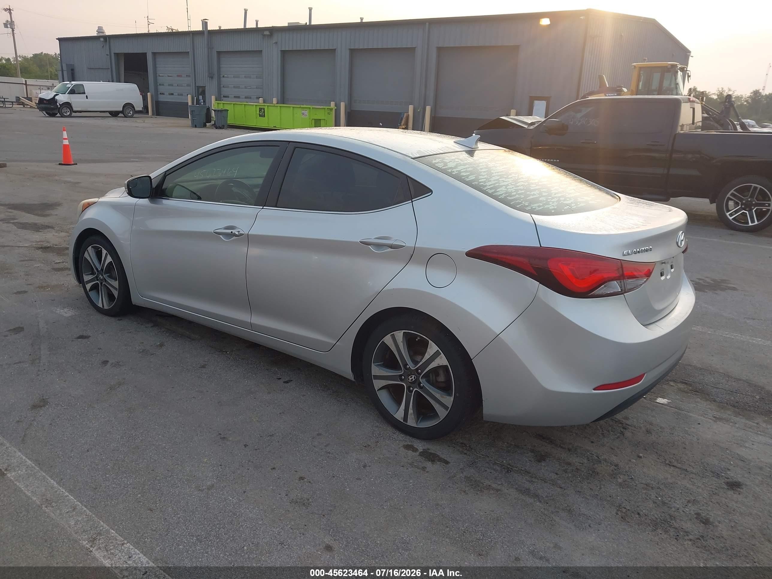 2016 Hyundai Elantra Sport Silver vin: KMHDH4AHXGU532358