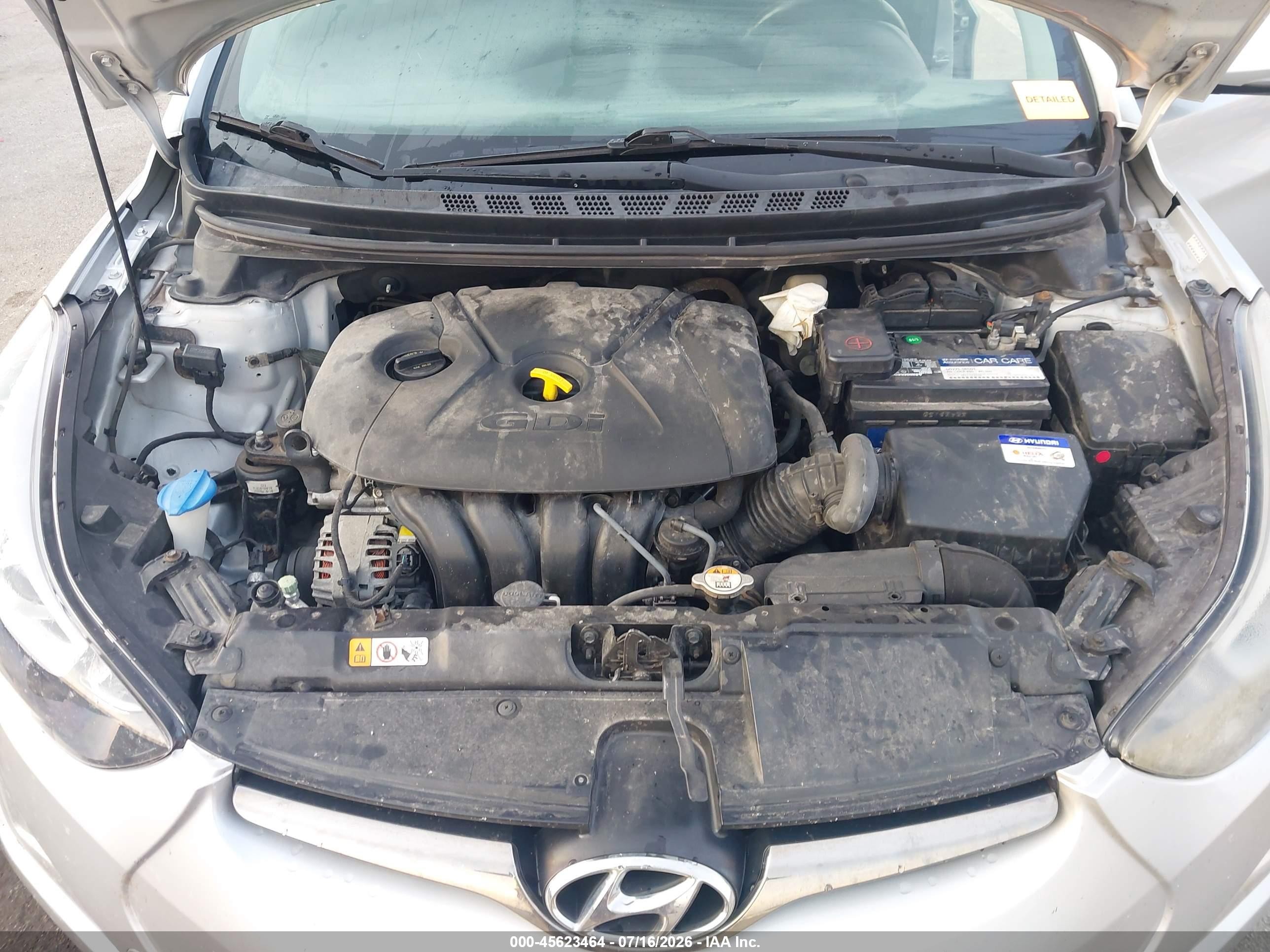 2016 Hyundai Elantra Sport Silver vin: KMHDH4AHXGU532358