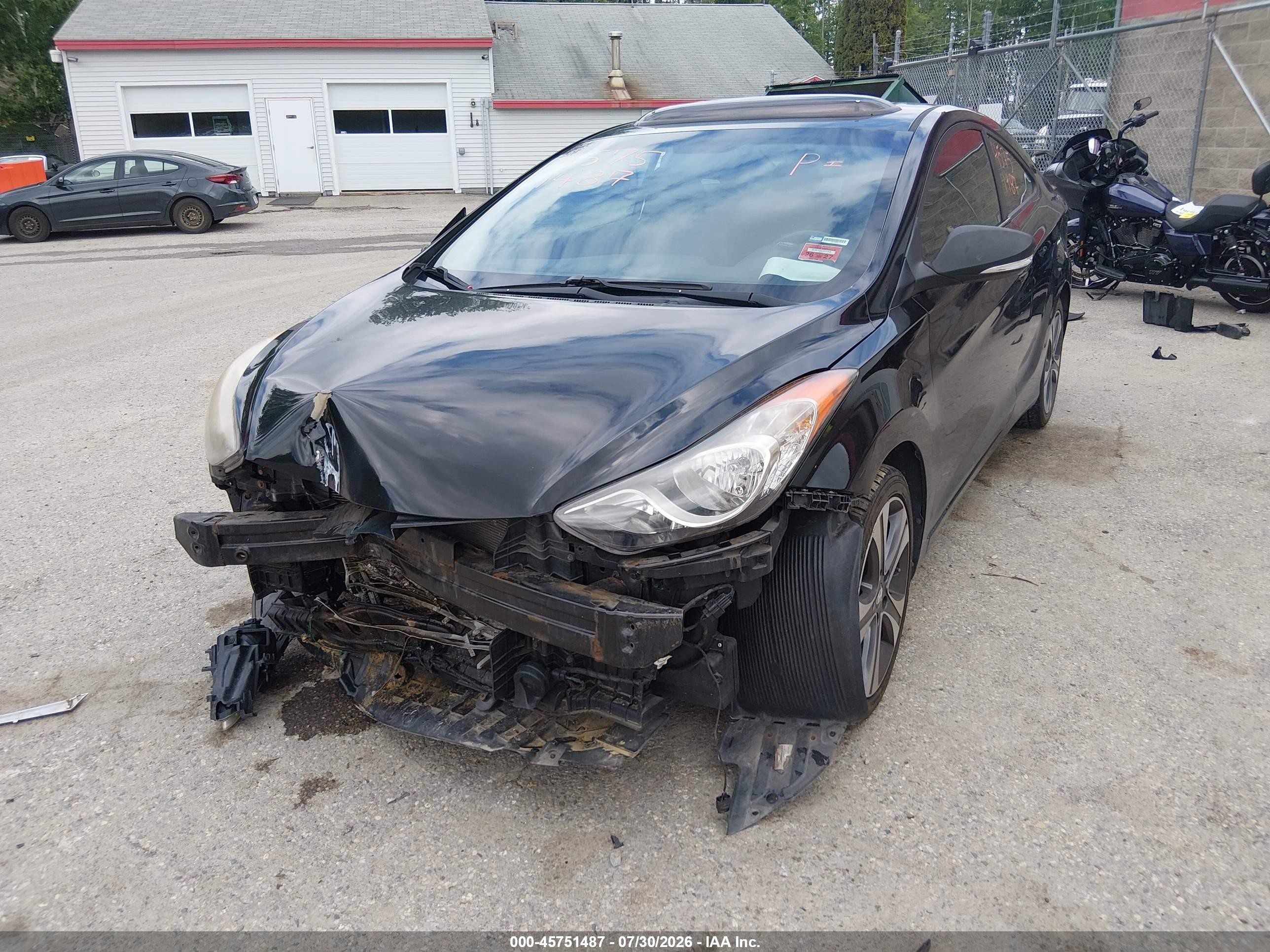 2013 Hyundai Elantra Se Black vin: KMHDH6AE0DU009167