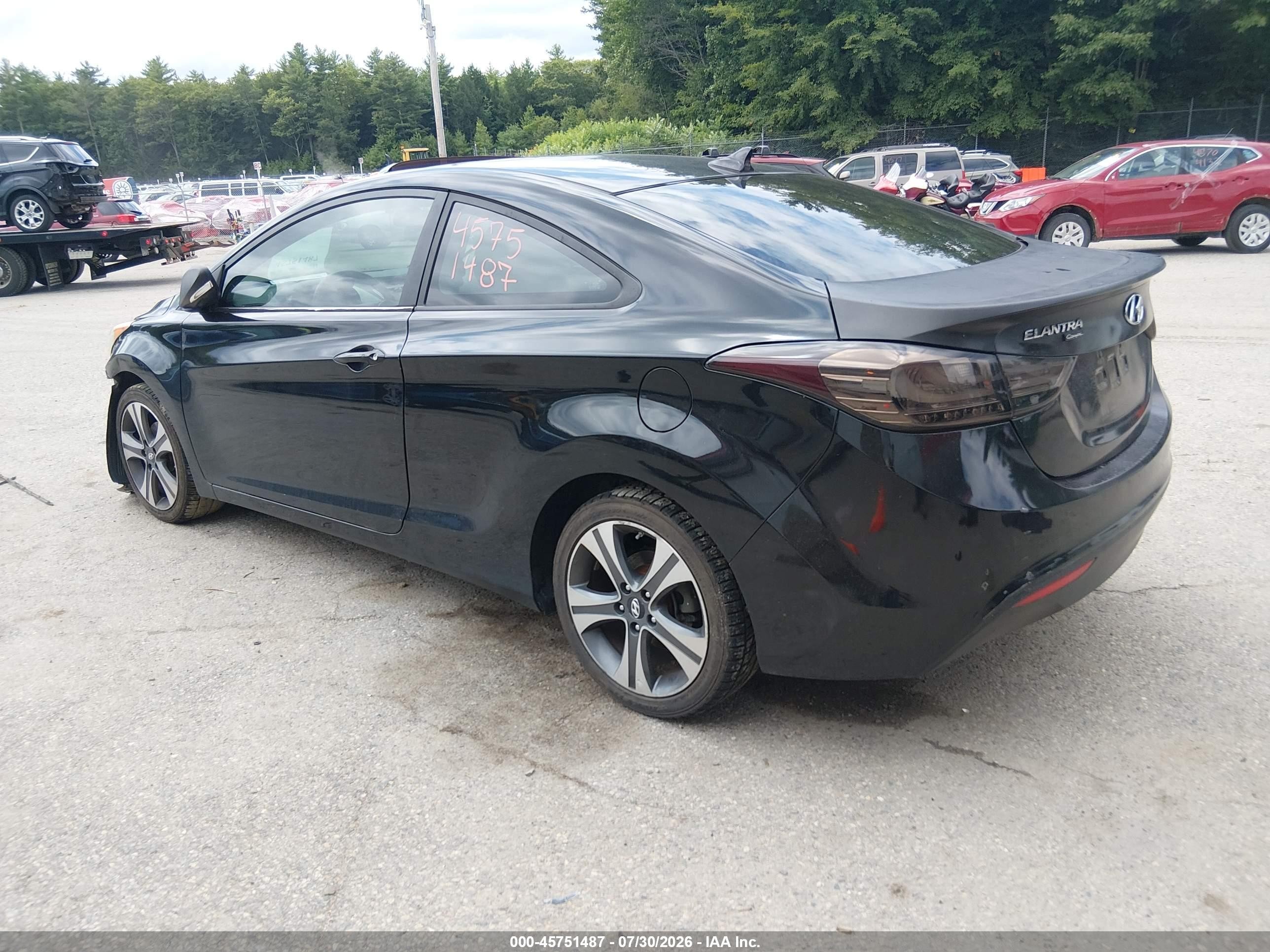 2013 Hyundai Elantra Se Black vin: KMHDH6AE0DU009167