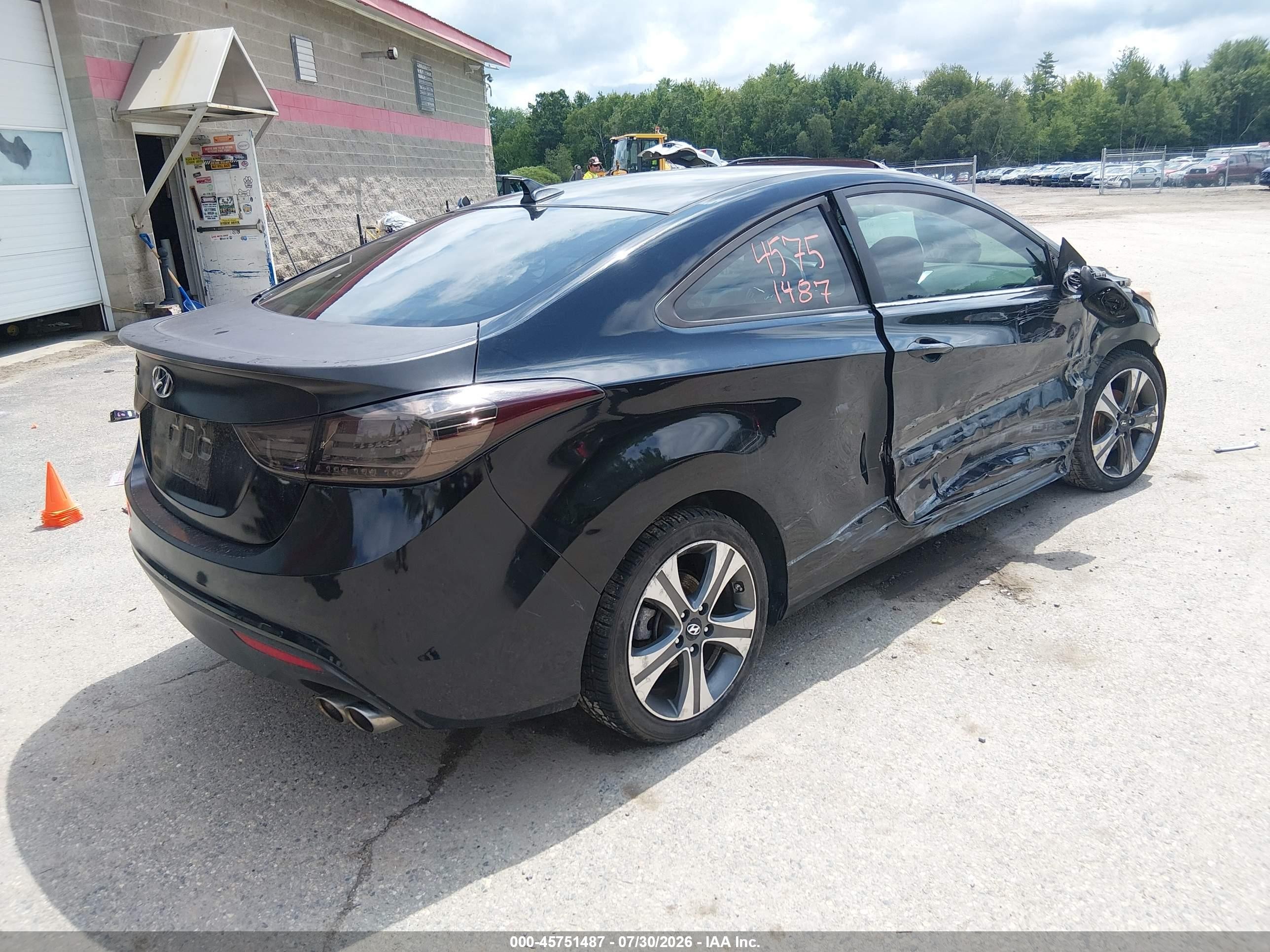 2013 Hyundai Elantra Se Black vin: KMHDH6AE0DU009167